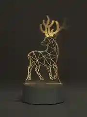 Коричневый светильник ночник 3D светодиодный LED, подарок