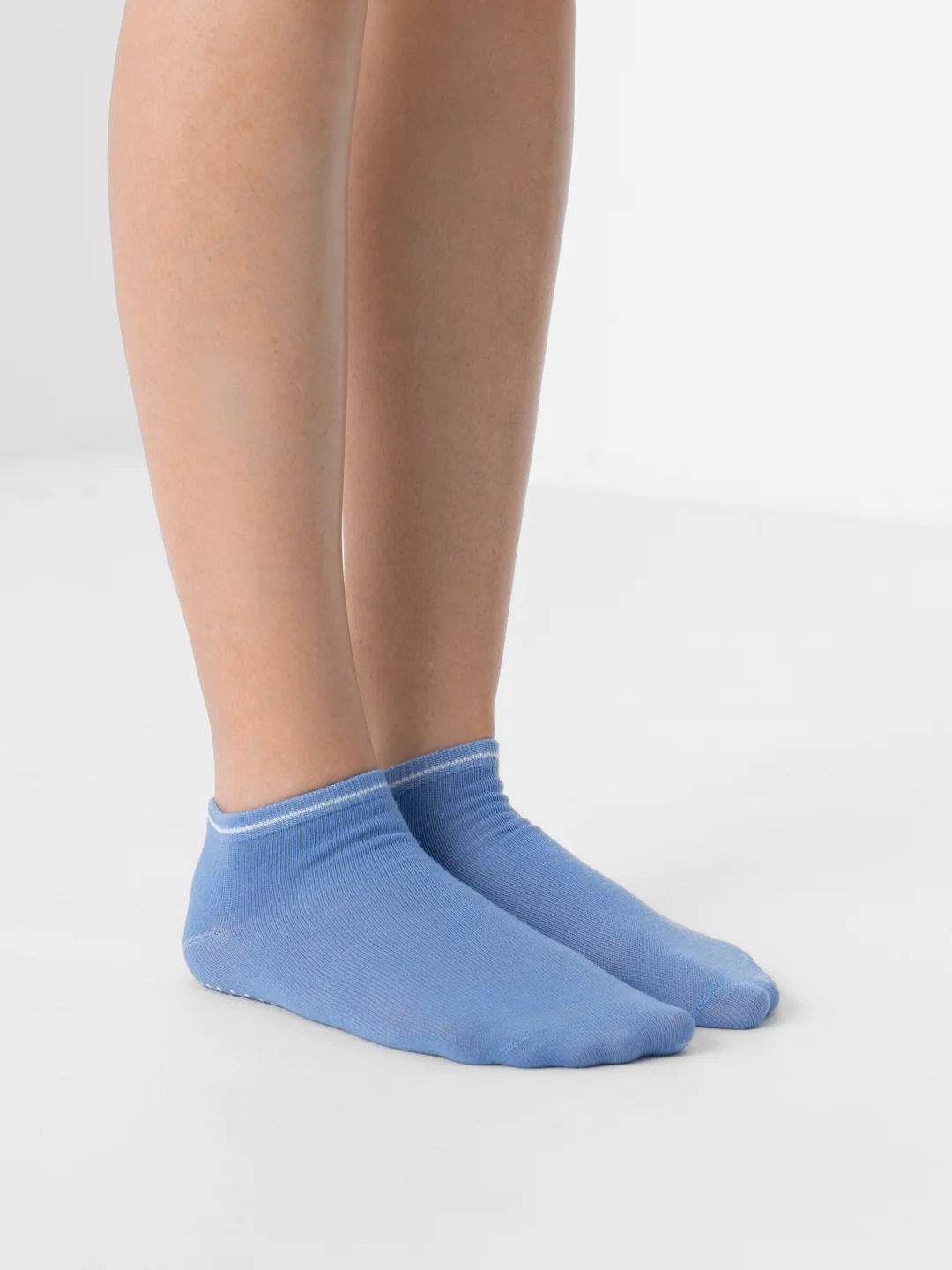 Синий носки антискользящие для йоги, пилатеса Non slip спортивные