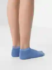 Синий носки антискользящие для йоги, пилатеса Non slip спортивные