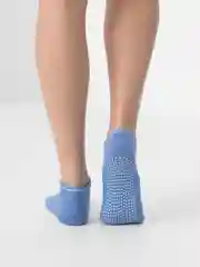 Синий носки антискользящие для йоги, пилатеса Non slip спортивные