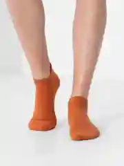 Терракотовый носки женские, короткие, однотонные