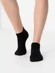 Черный носки женские, короткие, однотонные