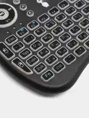 Беспроводная мини клавиатура с тачпадом для смарт тв + аккумулятор, I9 с RGB подсветкой