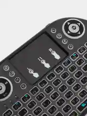 Беспроводная мини клавиатура с тачпадом для смарт тв + аккумулятор, I9 с RGB подсветкой
