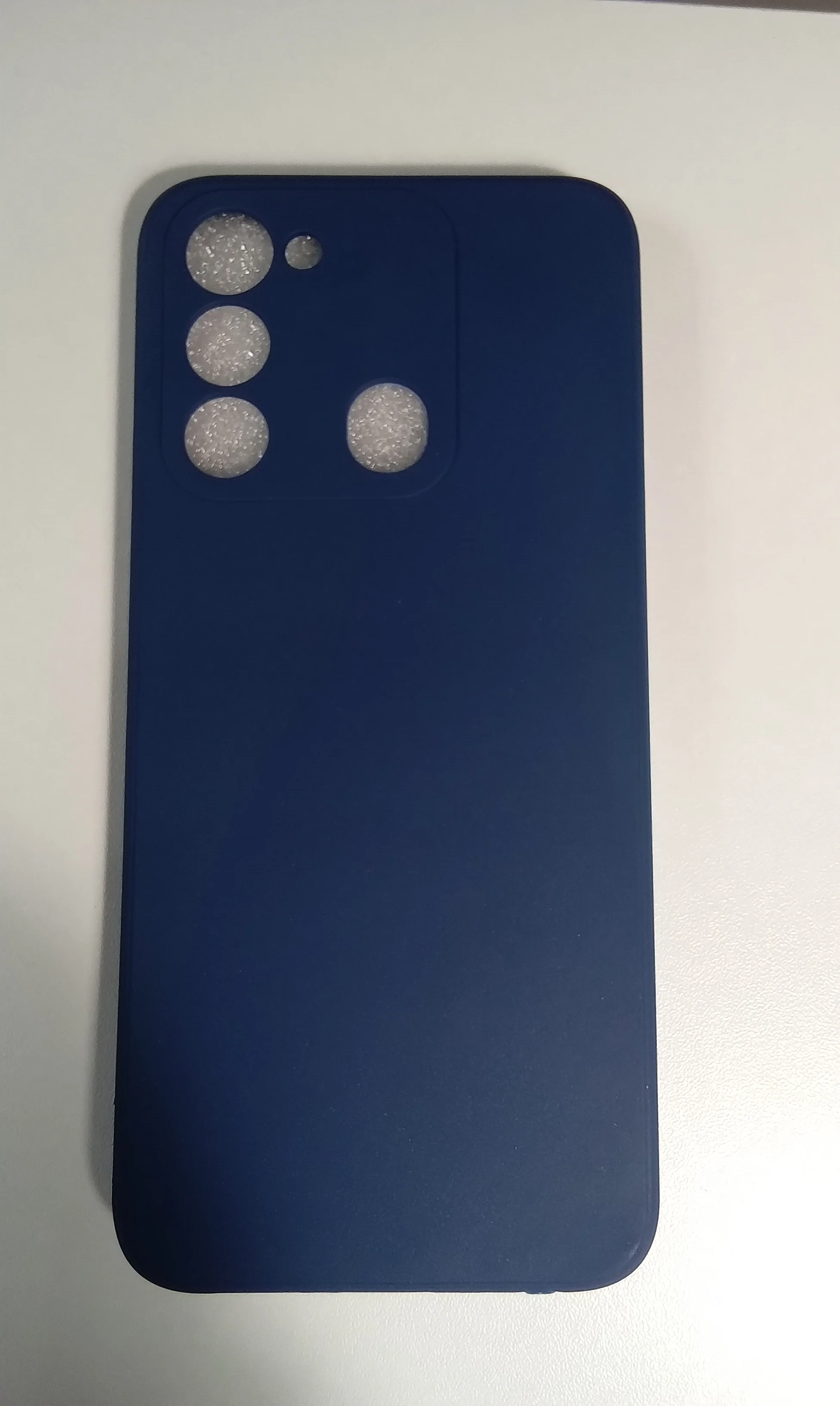 Синий чехол для Tecno Spark 8C, TECNO SPARK GO 2022 с защитой камеры