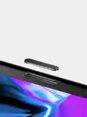 Черный противоударное стекло на iPhone 6 6s 7 8 Plus + защита динамика
