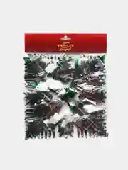 Растяжка на Новый год "Снежинка" 1,5 м, диаметр 18 см