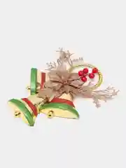 Красный новогоднее украшение