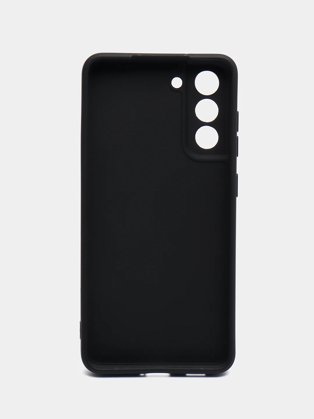 Черный чехол для Samsung Galaxy S21 FE, S21FE (Самсунг Галакси С21 ФЕ, С21ФЕ), прозрачный