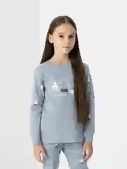 Серебряный пижама детская, хлопок 100%