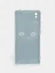 Шоколадный силиконовый чехол на Xiaomi Redmi 9A / Сяоми Редми 9А прозрачный с рисунком, защита камеры