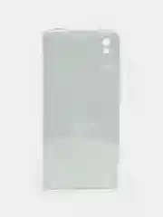 Серебряный силиконовый чехол на Xiaomi Redmi 9A / Сяоми Редми 9А прозрачный с рисунком, защита камеры