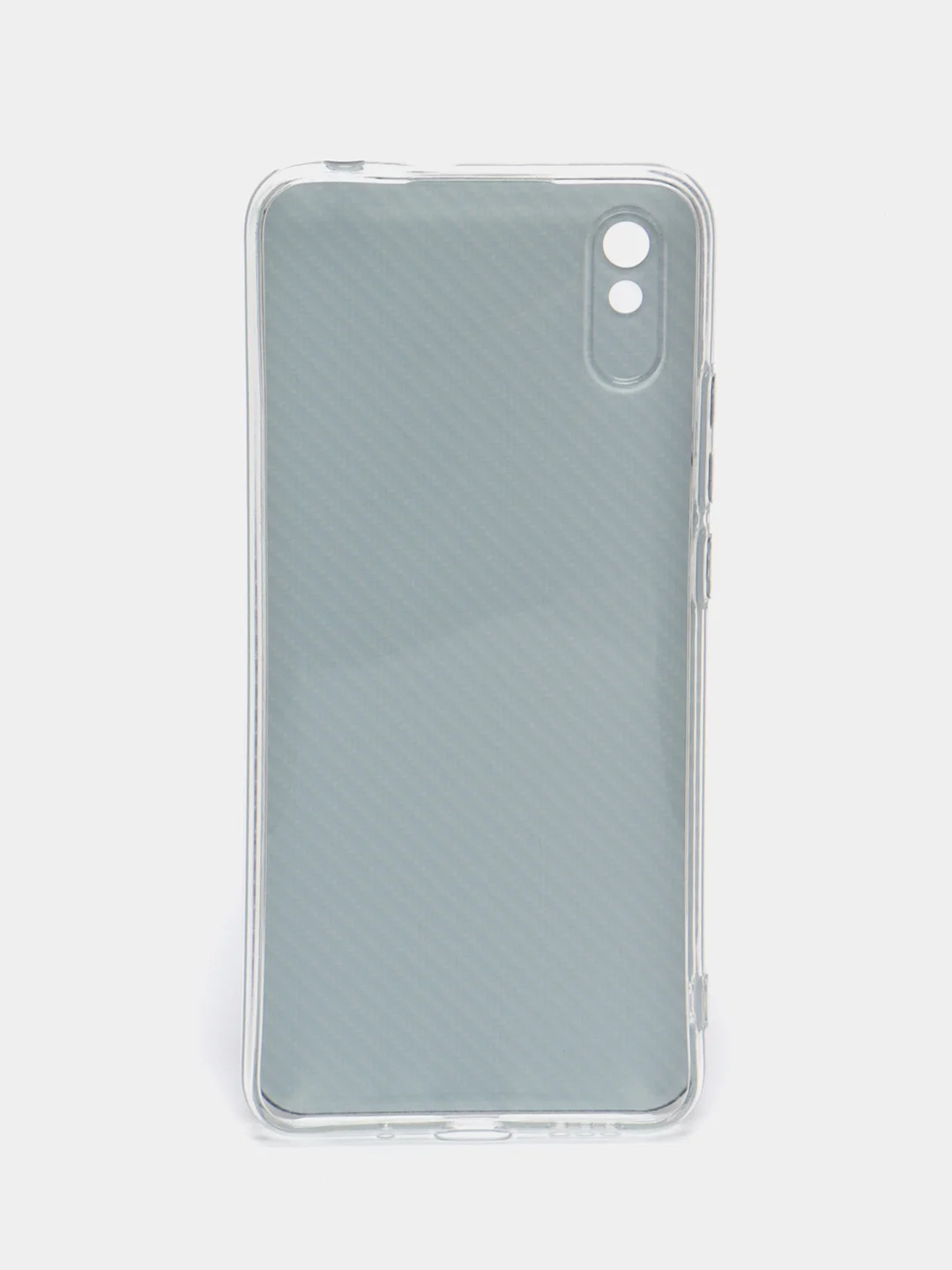 Хаки силиконовый чехол на Xiaomi Redmi 9A / Сяоми Редми 9А прозрачный с рисунком, защита камеры