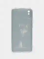 Серый меланж силиконовый чехол на Xiaomi Redmi 9A / Сяоми Редми 9А прозрачный с рисунком, защита камеры