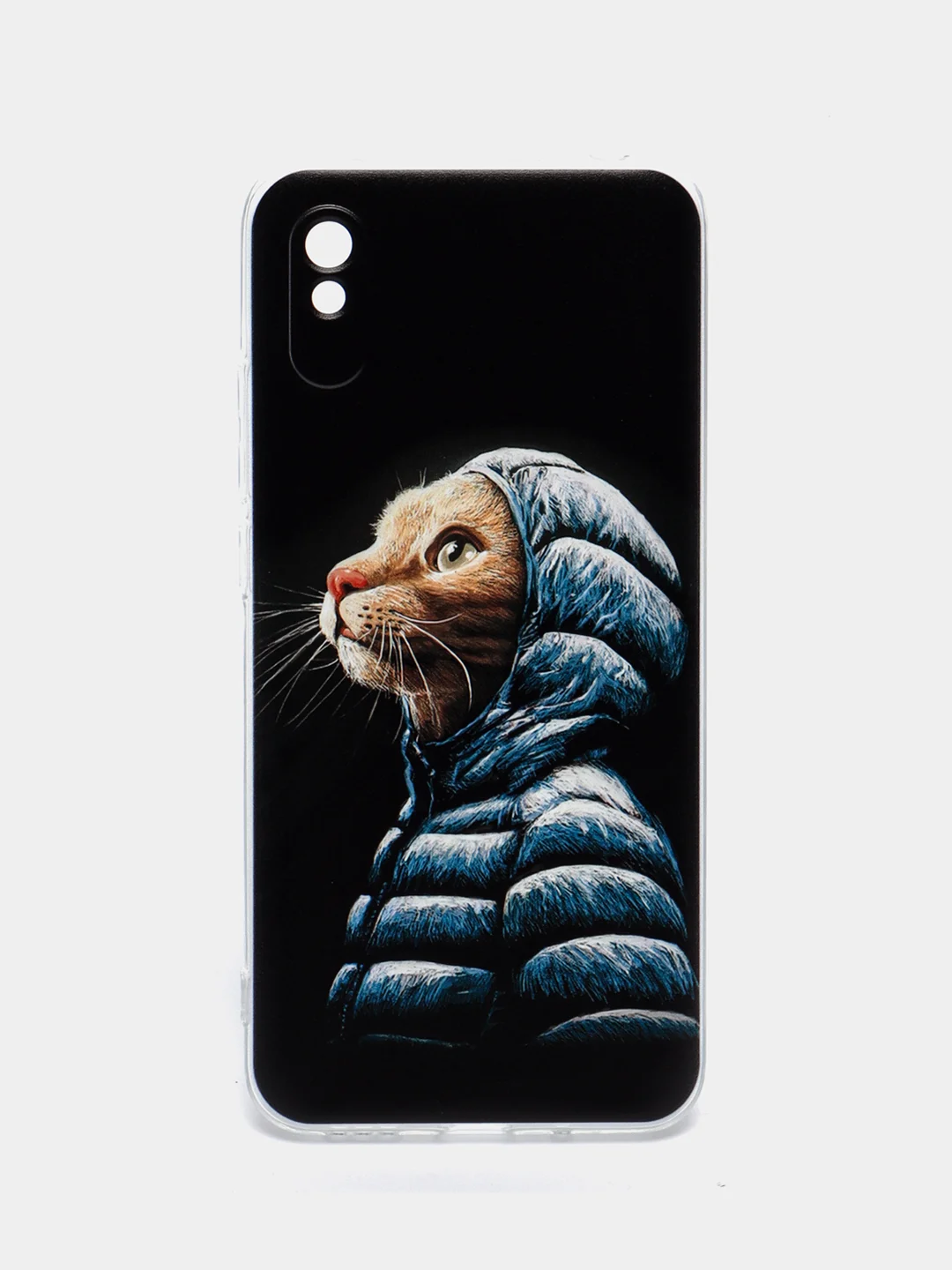 Лавандовый силиконовый чехол на Xiaomi Redmi 9A / Сяоми Редми 9А прозрачный с рисунком, защита камеры