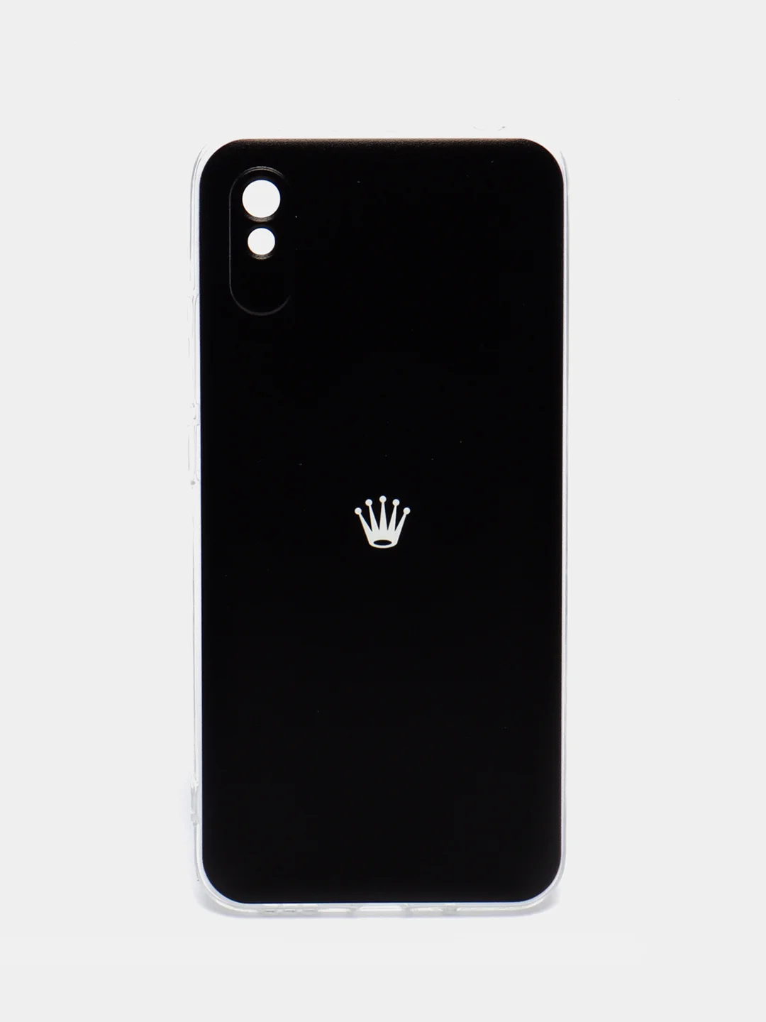 Оливковый силиконовый чехол на Xiaomi Redmi 9A / Сяоми Редми 9А прозрачный с рисунком, защита камеры