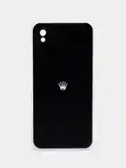 Оливковый силиконовый чехол на Xiaomi Redmi 9A / Сяоми Редми 9А прозрачный с рисунком, защита камеры