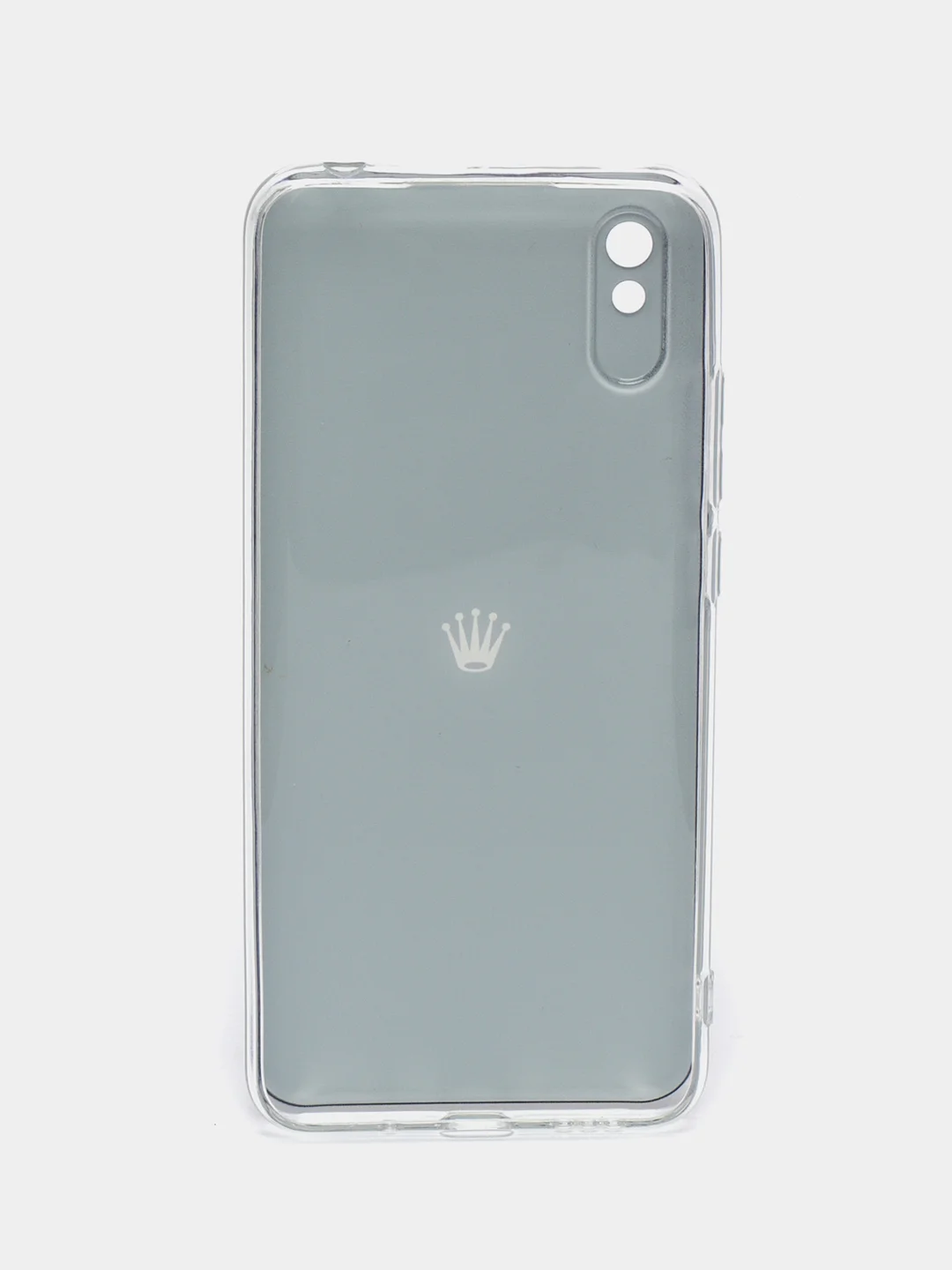 Оливковый силиконовый чехол на Xiaomi Redmi 9A / Сяоми Редми 9А прозрачный с рисунком, защита камеры