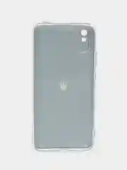 Оливковый силиконовый чехол на Xiaomi Redmi 9A / Сяоми Редми 9А прозрачный с рисунком, защита камеры
