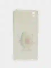 Светло-жёлтый силиконовый чехол на Xiaomi Redmi 9A / Сяоми Редми 9А прозрачный с рисунком, защита камеры