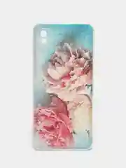 Конфетный силиконовый чехол на Xiaomi Redmi 9A / Сяоми Редми 9А прозрачный с рисунком, защита камеры