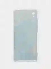 Светло-синий силиконовый чехол на Xiaomi Redmi 9A / Сяоми Редми 9А прозрачный с рисунком, защита камеры