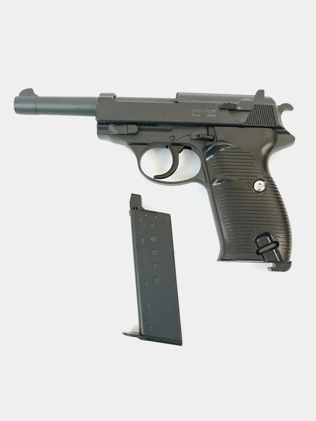 Страйкбольный пневматический пистолет Stalker SA38 Spring (Walther P38) Вальтер 6 мм