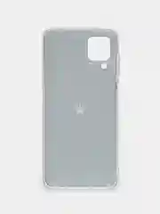 Оливковый чехол на Samsung Galaxy A12/M12 / Самсунг А12/М12 прозрачный, с рисунком, защита камеры