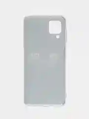 Шоколадный чехол на Samsung Galaxy A12/M12 / Самсунг А12/М12 прозрачный, с рисунком, защита камеры