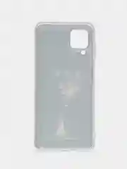 Серый меланж чехол на Samsung Galaxy A12/M12 / Самсунг А12/М12 прозрачный, с рисунком, защита камеры