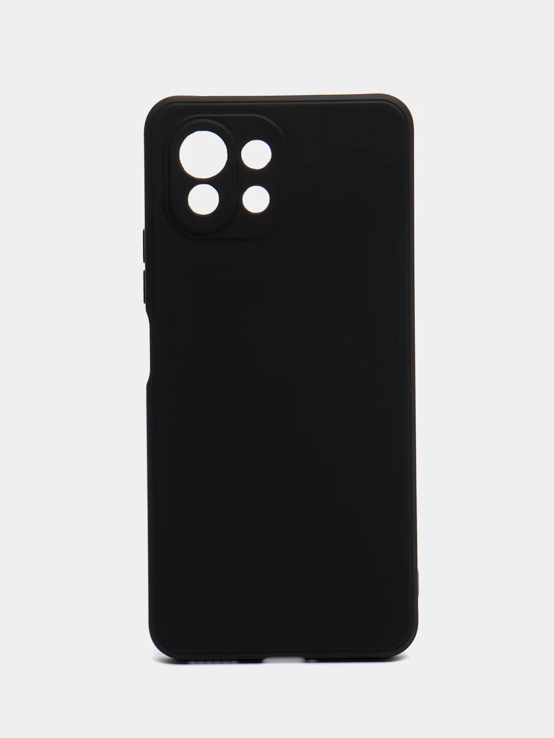 Черный силиконовый чехол для Xiaomi Mi 11 Lite, Mi 11 Lite 5G NE (Сяоми Ми 11 Лайт), прозрачный