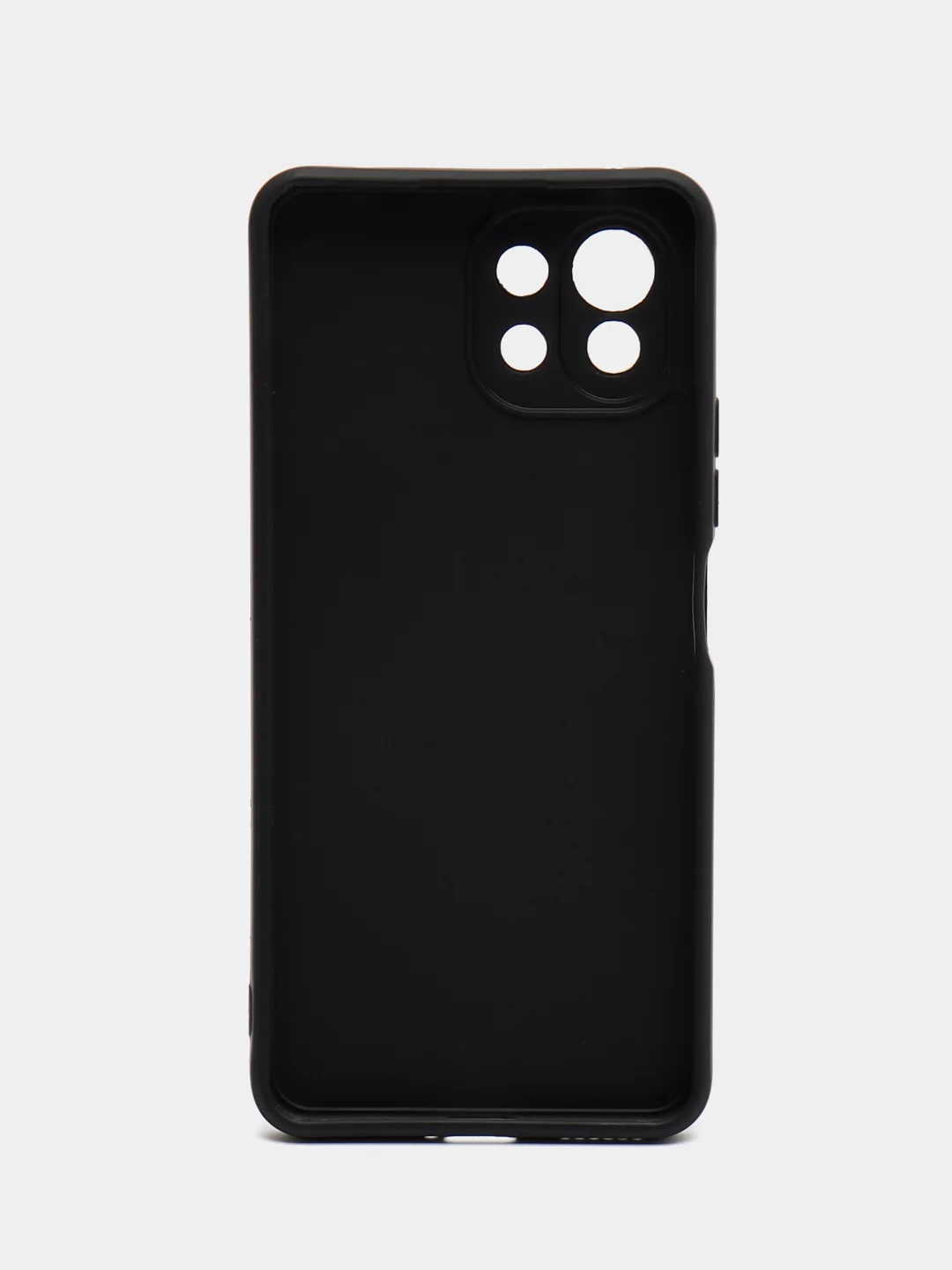 Черный силиконовый чехол для Xiaomi Mi 11 Lite, Mi 11 Lite 5G NE (Сяоми Ми 11 Лайт), прозрачный
