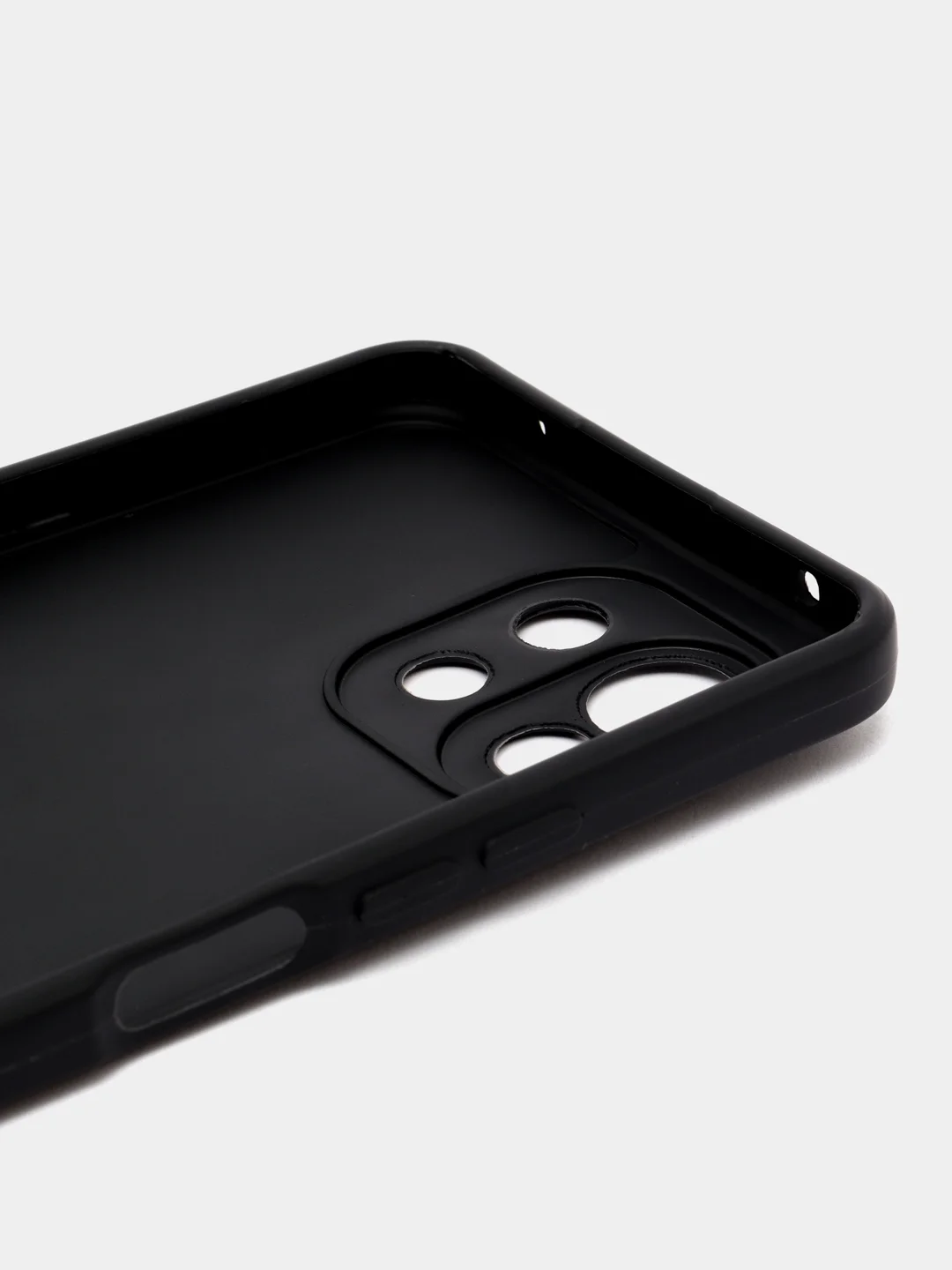 Черный силиконовый чехол для Xiaomi Mi 11 Lite, Mi 11 Lite 5G NE (Сяоми Ми 11 Лайт), прозрачный