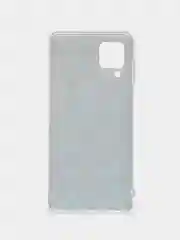 Бирюзовый чехол на Samsung Galaxy A12/M12 / Самсунг А12/М12 прозрачный, с рисунком, защита камеры