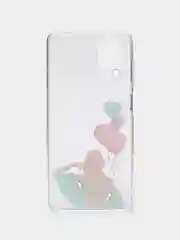 Манго чехол на Samsung Galaxy A12/M12 / Самсунг А12/М12 прозрачный, с рисунком, защита камеры