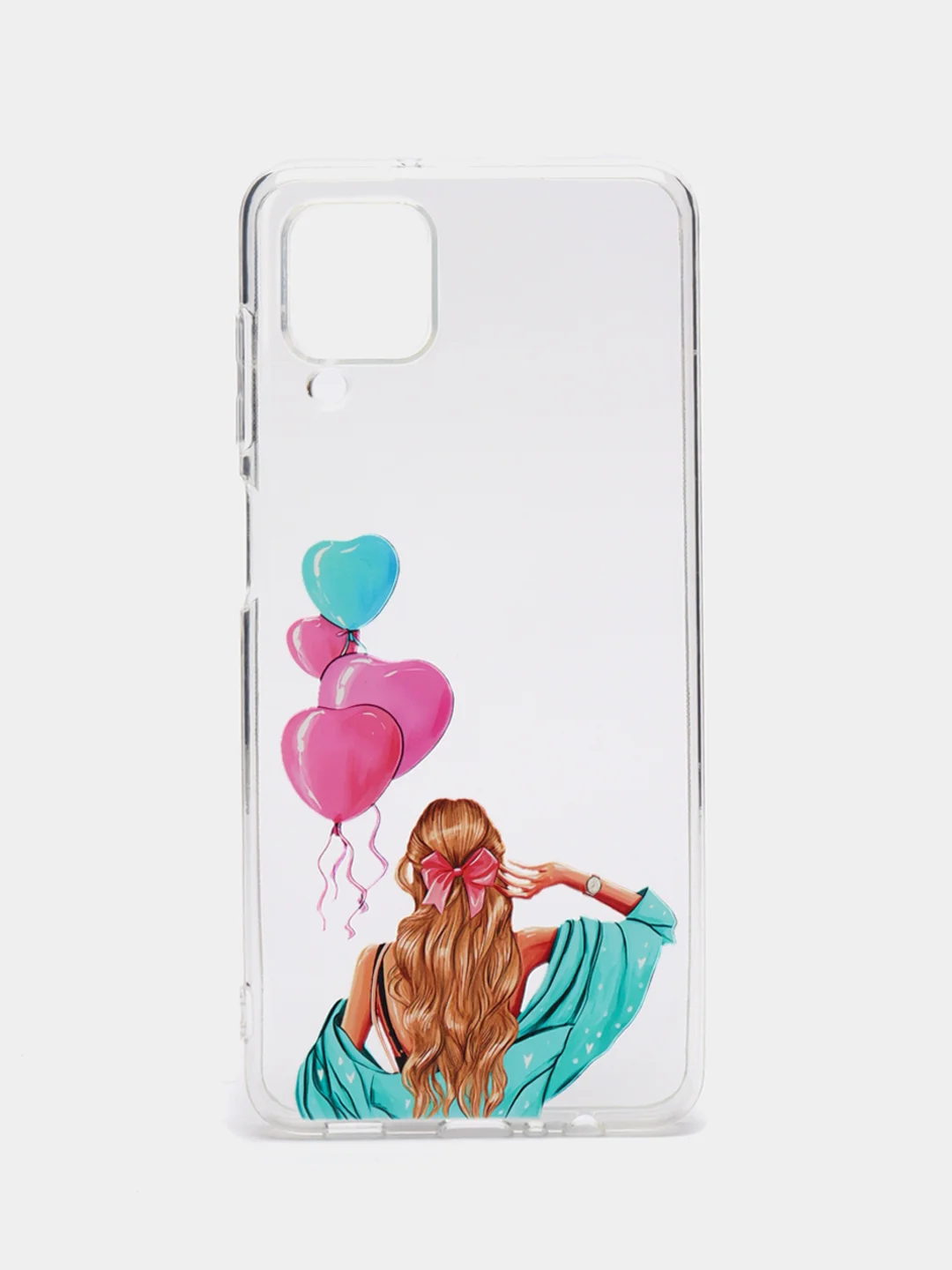 Манго чехол на Samsung Galaxy A12/M12 / Самсунг А12/М12 прозрачный, с рисунком, защита камеры