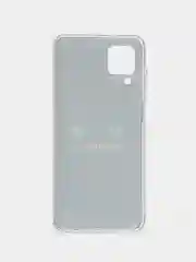 Черный чехол на Samsung Galaxy A12/M12 / Самсунг А12/М12 прозрачный, с рисунком, защита камеры