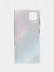 Аметистовый чехол на Samsung Galaxy A12/M12 / Самсунг А12/М12 прозрачный, с рисунком, защита камеры