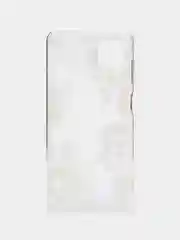 Бежевый меланж чехол на Samsung Galaxy A12/M12 / Самсунг А12/М12 прозрачный, с рисунком, защита камеры