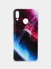 Аметистовый чехол на Honor 10 Lite/Huawei P Smart 2019 / Хонор 10 Лайт прозрачный, с рисунком