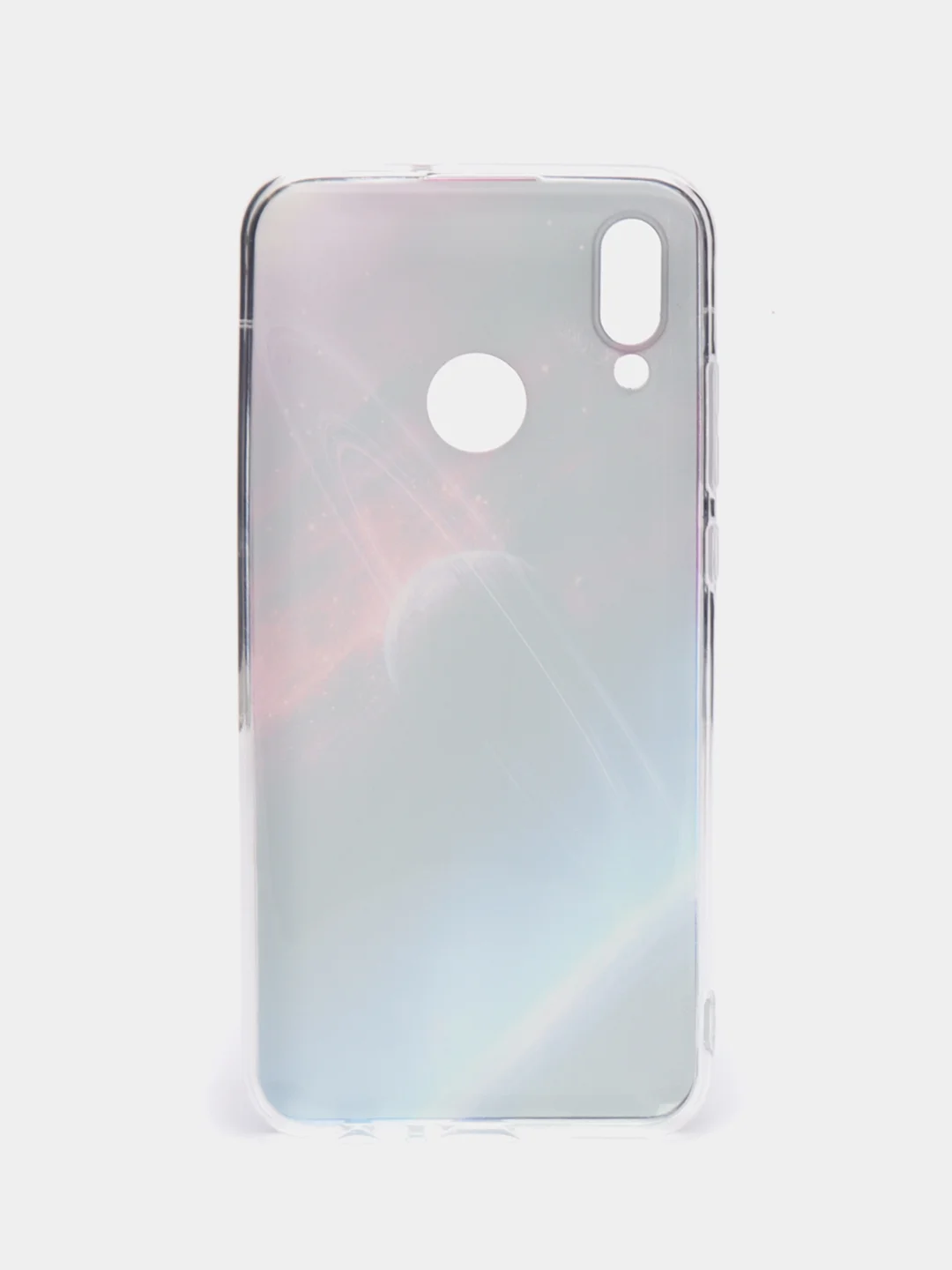 Аметистовый чехол на Honor 10 Lite/Huawei P Smart 2019 / Хонор 10 Лайт прозрачный, с рисунком
