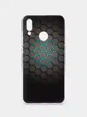 Темно-синий чехол на Honor 10 Lite/Huawei P Smart 2019 / Хонор 10 Лайт прозрачный, с рисунком