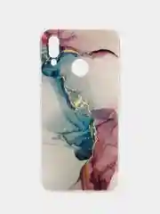 Ледяной чехол на Honor 10 Lite/Huawei P Smart 2019 / Хонор 10 Лайт прозрачный, с рисунком