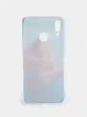 Светло-коричневый чехол на Honor 10 Lite/Huawei P Smart 2019 / Хонор 10 Лайт прозрачный, с рисунком