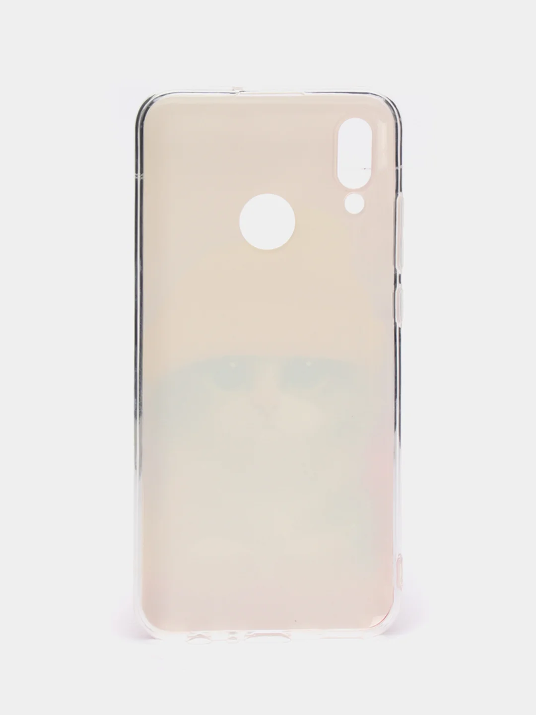 Желтый чехол на Honor 10 Lite/Huawei P Smart 2019 / Хонор 10 Лайт прозрачный, с рисунком