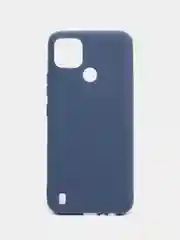 Темно-синий чехол Realme C21Y, Realme C25Y Реалми С21У / С25У силиконовый цветной матовый, прозрачный