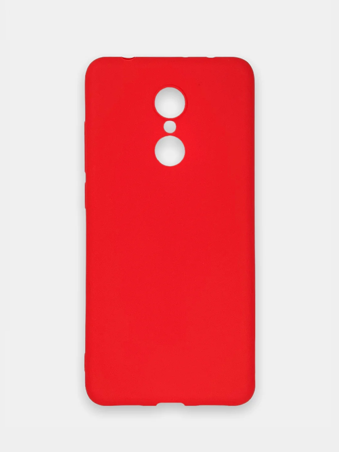 Красный чехол Xiaomi Redmi 5, Сяоми Редми 5 силиконовый, цветной, матовый