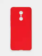 Красный чехол Xiaomi Redmi 5, Сяоми Редми 5 силиконовый, цветной, матовый