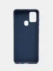 Темно-синий чехол Samsung Galaxy A21s, Самсунг Галакси А21с силиконовый