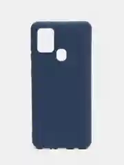 Темно-синий чехол Samsung Galaxy A21s, Самсунг Галакси А21с силиконовый